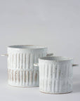 Milk-Wash Planter Vertical Lines by Angus & Celeste ミルクウォッシュプランター ストライプ
