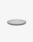 Plate in Ash White by Hasami Porcelain The Grey Collection プレート アッシュホワイト ハサミポーセリン