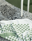 Roman Pool Towel Sage & Chalk by BAINA ローマンプールタオル セージ&チョーク