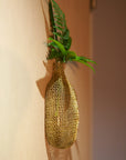 Wire Wall Vase in Black