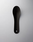 Chinese Spoon in Enamelled BLACK by SARO 琺瑯レンゲ  ブラック