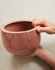 Ochre Gloss Glazed Earth Hanging Planter by Angus & Celeste ハンギングプランター オーカーグロス