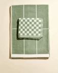 Bethell Bath Towel Sage & Chalk by BAINA　ベテル バスタオル セージ＆チョーク