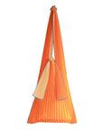 Pleco Tate-Pleats Bag Bicolour 萱草/素色 (Honey Orange/Beige)