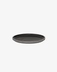 Plate in Dark Grey by Hasami Porcelain The Grey Collection プレート ダークグレイ ハサミポーセリン