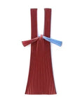 Pleco Tate-Pleats Bag Bicolour 花浅葱/蘇芳色 (Sky Blue/Bordeaux)