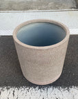 Cylinder Speckle Planter in Earthy Colour with Saucer  シリンダー スペックルプランター ソーサー付