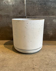 Speckle Planter with saucer  スペックルプランター ソーサー付