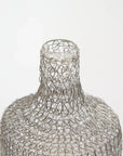 Wire Table Vase in Silver