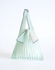 Pleco Tate-Pleats Bag Bicolour 灰白/水縹 (Snow White/Ice Green)